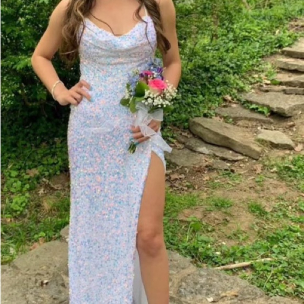 Elegant White Floral Women's Dress